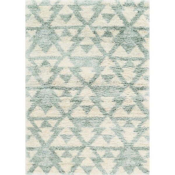 Palacedesigns 5 ft. 3 in. x 7 ft. 7 in. Polypropylene Ivory & Grey Area Rug PA3654296 - main